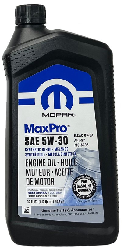 Mopar Synthetic Blend 5W-30 SP Engine Oil - 1L